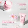 Skin Care Set JAPAN SAKURA Women Beauty Gift Sets Skin Care Kit With Cleanser, Toner, Lotion, Serum, Eye Cream, Face Cream Travel Kit For Women Teen G
