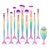 11Pcs Mermaid Make up Brushes set