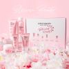 Skin Care Set JAPAN SAKURA Women Beauty Gift Sets Skin Care Kit With Cleanser, Toner, Lotion, Serum, Eye Cream, Face Cream Travel Kit For Women Teen G