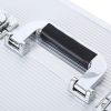 4-in-1 Rolling Makeup Case Aluminum Salon Cosmetic Train Trolley Organizer