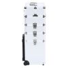 4-in-1 Rolling Makeup Case Aluminum Salon Cosmetic Train Trolley Organizer