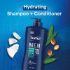 Suave Men Moisture 2-in-1 Shampoo & Conditioner, All Hair Types 28 oz