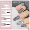 9pcs Nail Polish Soak Gel  Magnetic Nail Polish Reflective Glitter Nail Gel Aurora Semi Permanent Soak Off Nail UV Gel Polish
