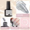 9pcs Nail Polish Soak Gel  Magnetic Nail Polish Reflective Glitter Nail Gel Aurora Semi Permanent Soak Off Nail UV Gel Polish