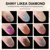 9pcs Nail Polish Soak Gel  Magnetic Nail Polish Reflective Glitter Nail Gel Aurora Semi Permanent Soak Off Nail UV Gel Polish