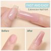 Limegirl Manicure Set 15ml Quick Extension Gel Kit 6W LED Lamp White Clear Pink Hard Gel Semi Permanent For Nails Tool Kit